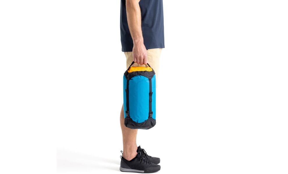 Компресійний гермомішок Sea to Summit Evac Compression Dry Bag (Turkish Tile Blue), 13 л, Об'єм: 13, Колір виробника: Turkish Tile Blue, зображення 3