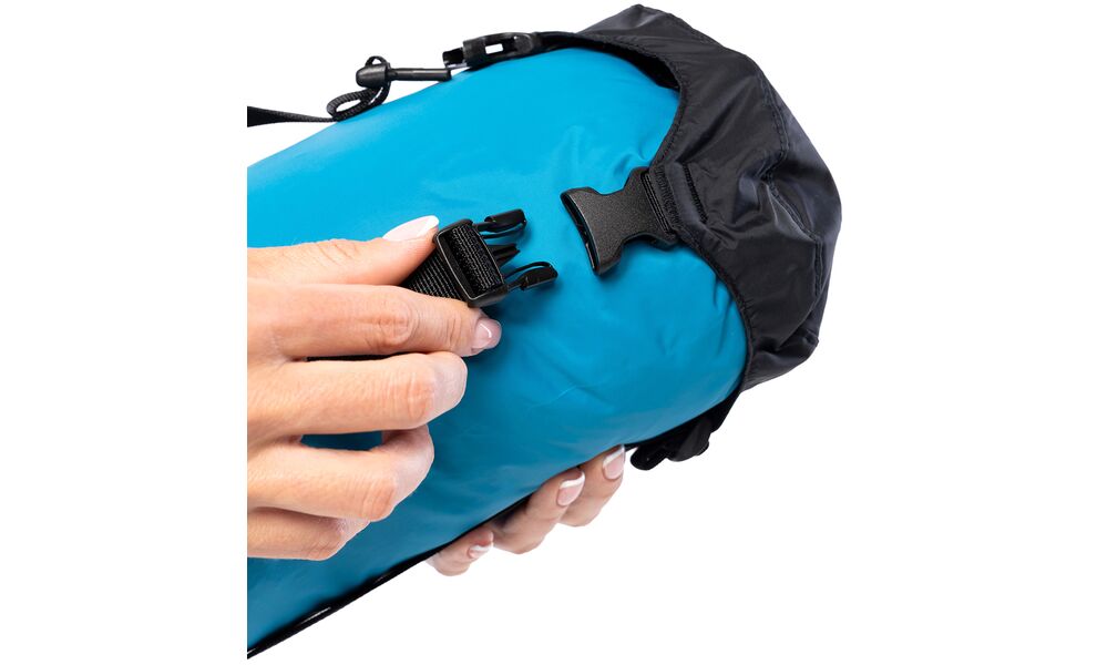 Компресійний гермомішок Sea to Summit Evac Compression Dry Bag (Turkish Tile Blue), 8 л, Об'єм: 8, Колір виробника: Turkish Tile Blue, зображення 8