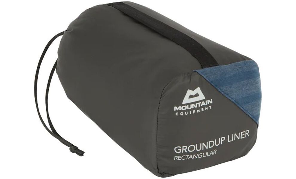Вкладиш в спальник Mountain Equipment Groundup Liner Rectangular (Denim Blue Stripe), Regular, Тип розміру: Regular, Колір: Denim Blue Stripe, зображення 3