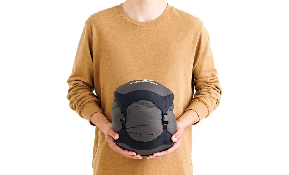 Демісезонний пуховий спальник Sea to Summit Ascent -9C - Long до -9°C: з капюшоном, Максимальний зріст користувача: 198, Колір: Rain Forest Green, Сторона застібки: ліва, зображення 16