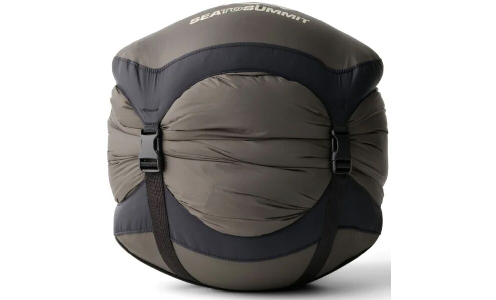 Зимовий пуховий спальник Sea to Summit Ascent Women's -9C - Regular до -15°C: з капюшоном, Максимальний зріст користувача: 170, Колір: Celery Green, Сторона застібки: права, зображення 17