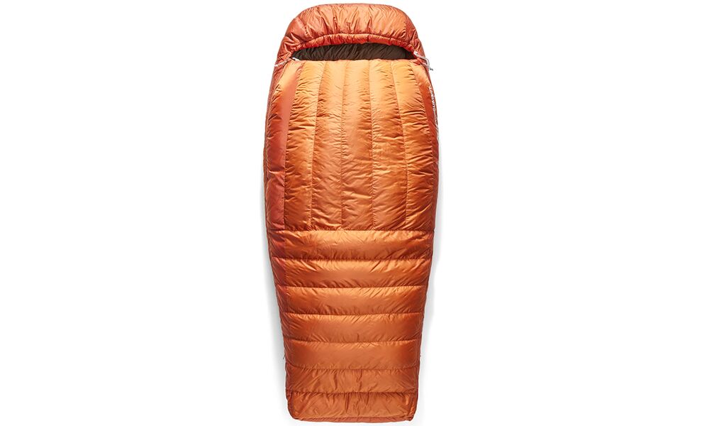 Демісезонний пуховий спальник Sea to Summit Basecamp -9C - Regular до -9°C: з капюшоном, Максимальний зріст користувача: 185, Колір: Bombay Brown, Сторона застібки: ліва+права, зображення 2