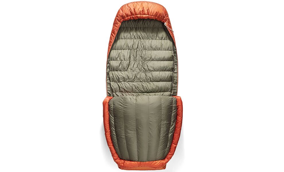 Демісезонний пуховий спальник Sea to Summit Basecamp -9C - Regular до -9°C: з капюшоном, Максимальний зріст користувача: 185, Колір: Bombay Brown, Сторона застібки: ліва+права, зображення 4