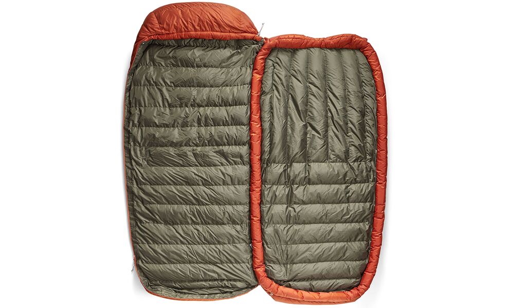 Демісезонний пуховий спальник Sea to Summit Basecamp -9C - Regular до -9°C: з капюшоном, Максимальний зріст користувача: 185, Колір: Bombay Brown, Сторона застібки: ліва+права, зображення 5
