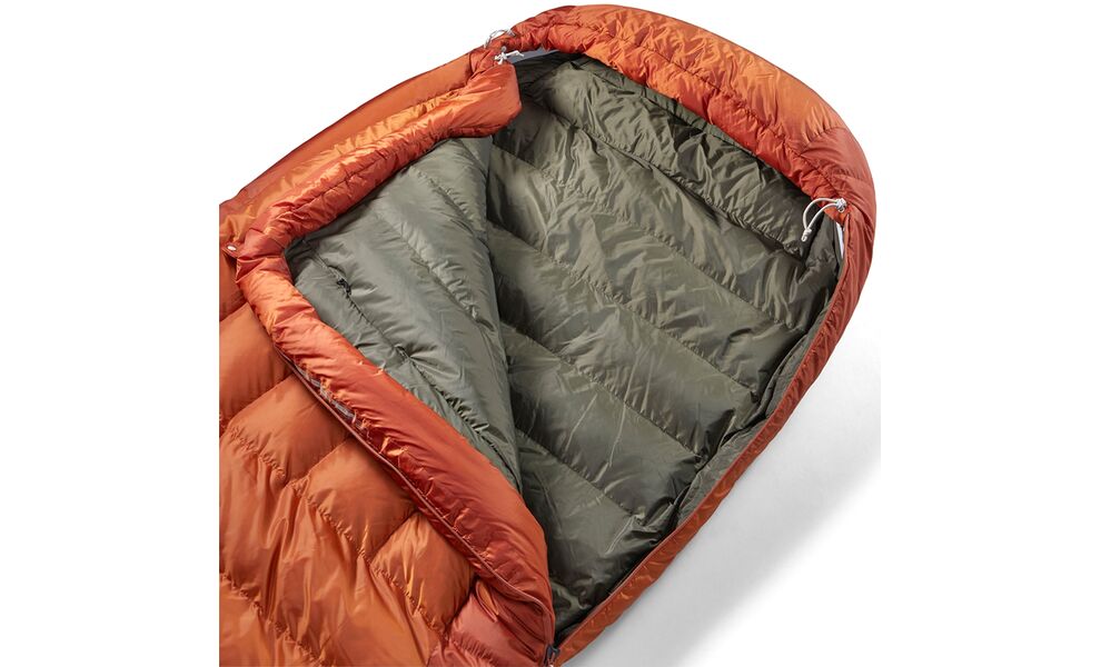 Демісезонний пуховий спальник Sea to Summit Basecamp -9C - Long до -9°C: з капюшоном, Максимальний зріст користувача: 198, Колір: Bombay Brown, Сторона застібки: ліва+права, зображення 6