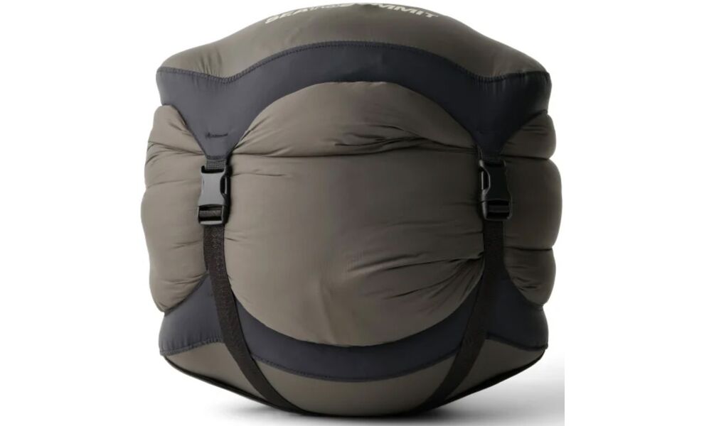 Зимовий пуховий спальник Sea to Summit Spark -18C - Regular до -18°C: з капюшоном, Максимальний зріст користувача: 185, Колір: Beluga Black, Сторона застібки: ліва, зображення 13