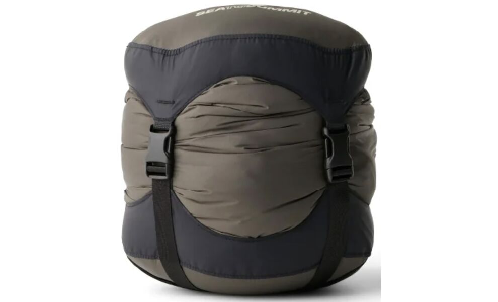 Демісезонний пуховий спальник Sea to Summit Spark -1C - Regular до -1°C: з капюшоном, Максимальний зріст користувача: 185, Колір: Beluga Black, Сторона застібки: ліва, зображення 13