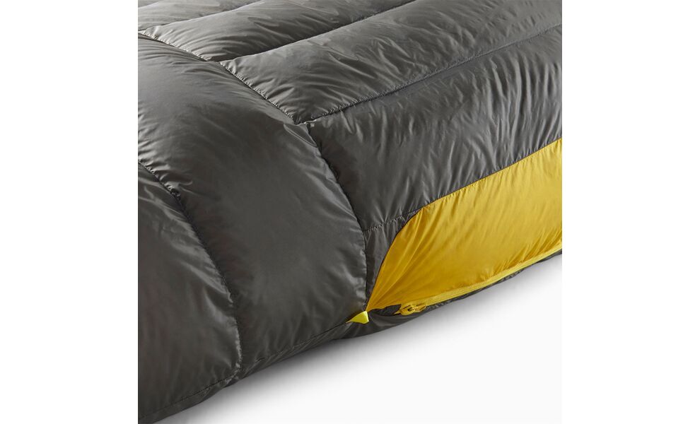 Демісезонний пуховий спальник Sea to Summit Spark -1C - Regular до -1°C: з капюшоном, Максимальний зріст користувача: 185, Колір: Beluga Black, Сторона застібки: ліва, зображення 5