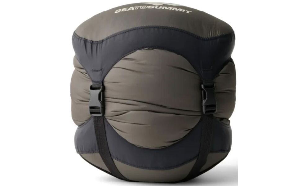 Демісезонний пуховий спальник Sea to Summit Spark -9C - Long до -9°C: з капюшоном, Максимальний зріст користувача: 198, Колір: Beluga Black, Сторона застібки: ліва, зображення 14