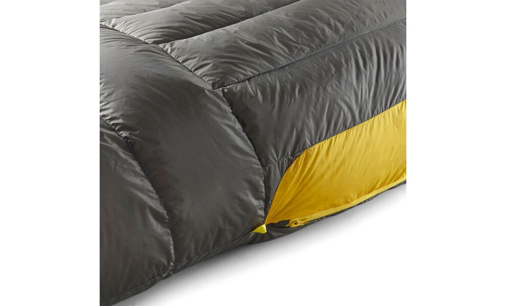 Зимовий пуховий спальник Sea to Summit Spark -18C - Regular до -18°C: з капюшоном, Максимальний зріст користувача: 185, Колір: Beluga Black, Сторона застібки: ліва, зображення 5