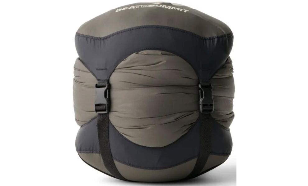 Демісезонний пуховий спальник Sea to Summit Spark Pro -9C 2025 - Long до -9°C: з капюшоном, Максимальний зріст користувача: 198, Колір: Beluga Black, Сторона застібки: ліва, зображення 16