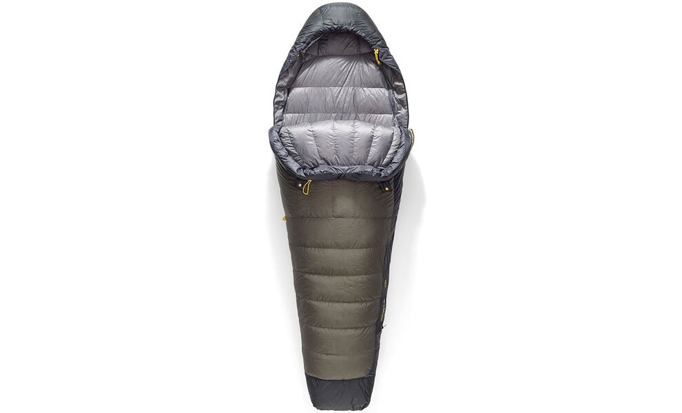 Демісезонний пуховий спальник Sea to Summit Spark Pro -9C 2025 - Long до -9°C: з капюшоном, Максимальний зріст користувача: 198, Колір: Beluga Black, Сторона застібки: ліва, зображення 3