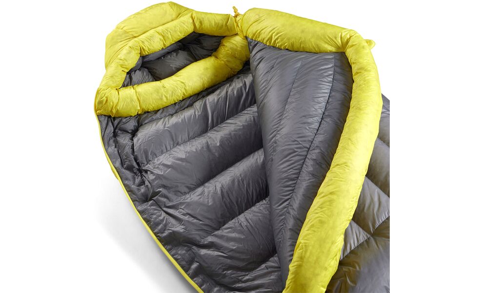 Демісезонний пуховий спальник Sea to Summit Spark Women's -1C - Long до -7°C: з капюшоном, Максимальний зріст користувача: 185, Колір: Pewter Grey, Сторона застібки: права, зображення 4