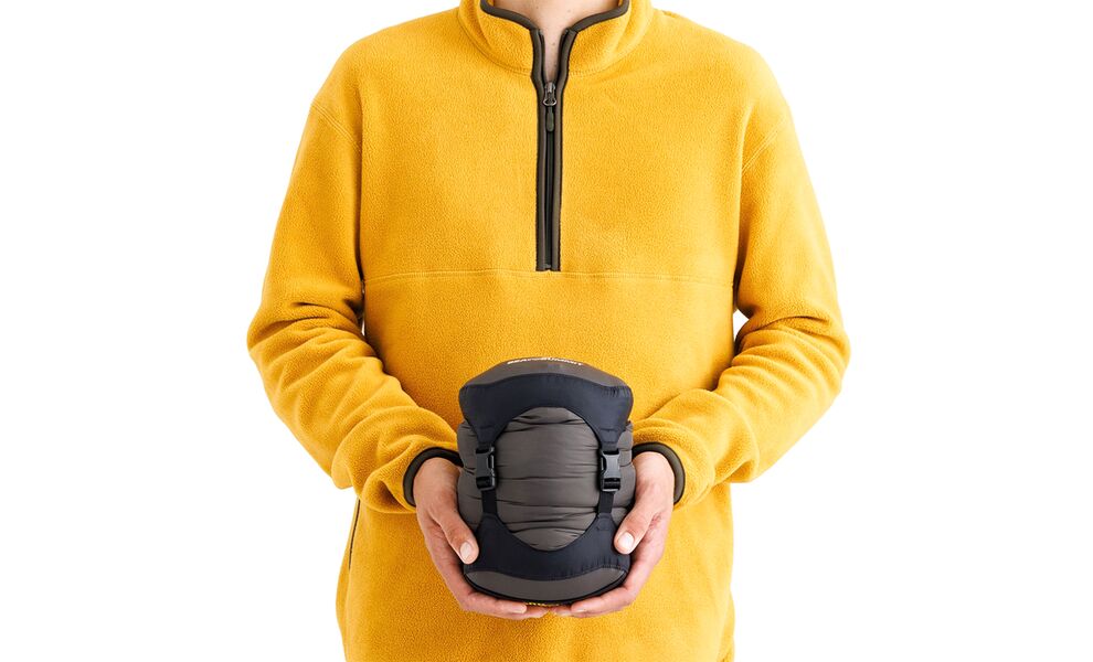 Демісезонний пуховий спальник Sea to Summit Spark Women's -1C - Long до -7°C: з капюшоном, Максимальний зріст користувача: 185, Колір: Pewter Grey, Сторона застібки: права, зображення 14