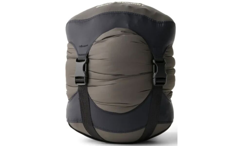 Демісезонний пуховий спальник Sea to Summit Spark Women's -1C - Long до -7°C: з капюшоном, Максимальний зріст користувача: 185, Колір: Pewter Grey, Сторона застібки: права, зображення 13