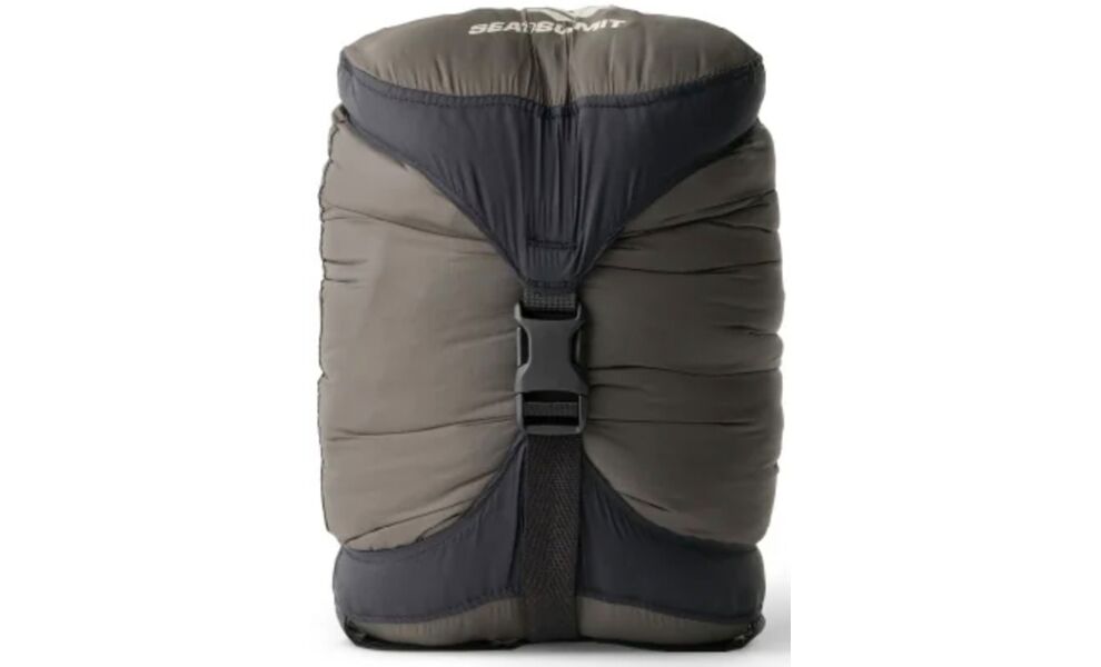 Літній пуховий спальник Sea to Summit Spark Women's +7C - Long до 4°C: з капюшоном, Максимальний зріст користувача: 185, Колір: Pewter Grey, Сторона застібки: права, зображення 13