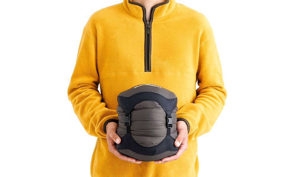 Демісезонний пуховий спальник Sea to Summit Spark Women's -9C - Long до -15°C: з капюшоном, Максимальний зріст користувача: 185, Колір: Pewter Grey, Сторона застібки: права, зображення 14