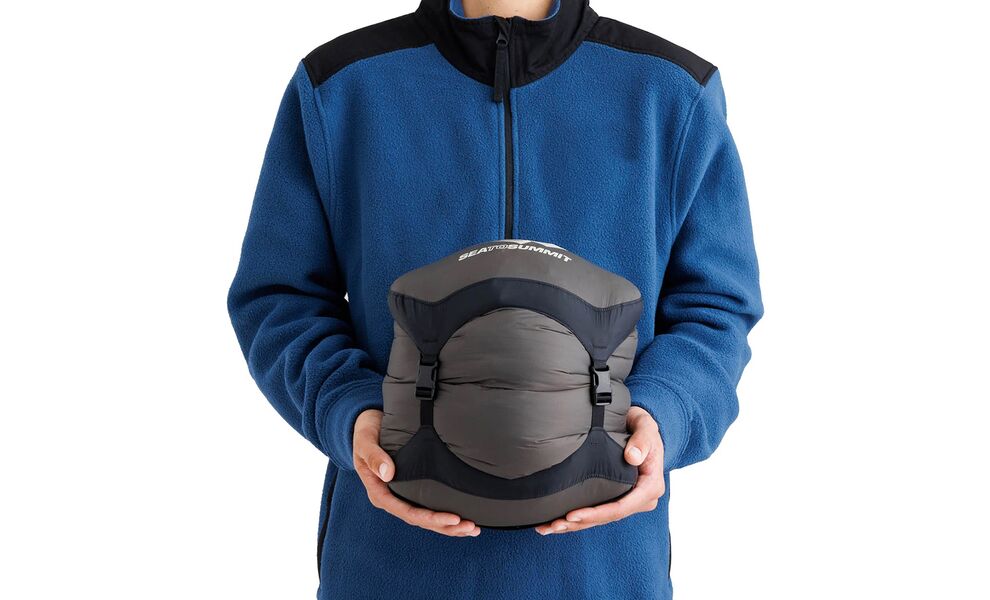 Демісезонний пуховий спальник Sea to Summit Trek -1C - Regular до -1°C: з капюшоном, Максимальний зріст користувача: 185, Колір: Snorkel Blue, Сторона застібки: ліва, зображення 15