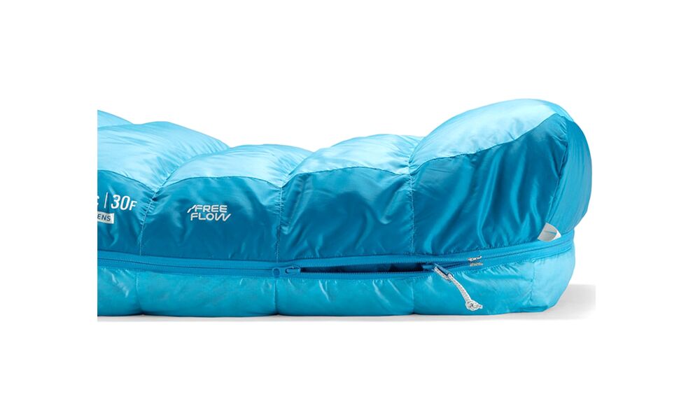 Демісезонний пуховий спальник Sea to Summit Trek Women's -9C - Regular до -16°C: з капюшоном, Максимальний зріст користувача: 170, Колір: Blue Atoll, Сторона застібки: права, зображення 7