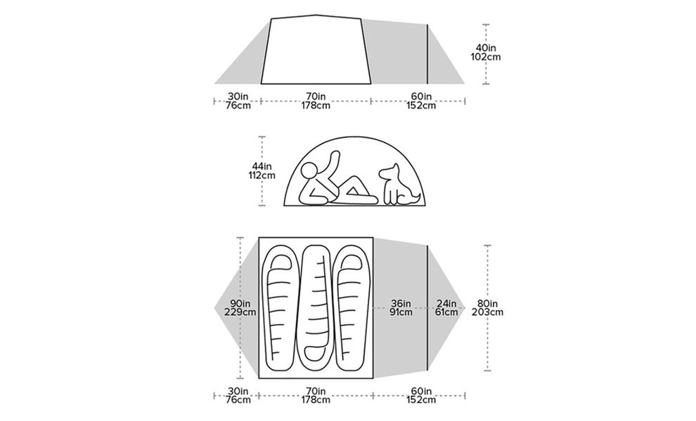 Додаткова підлога Big Agnes  Footprint (Blacktail Hotel 3), зображення 2