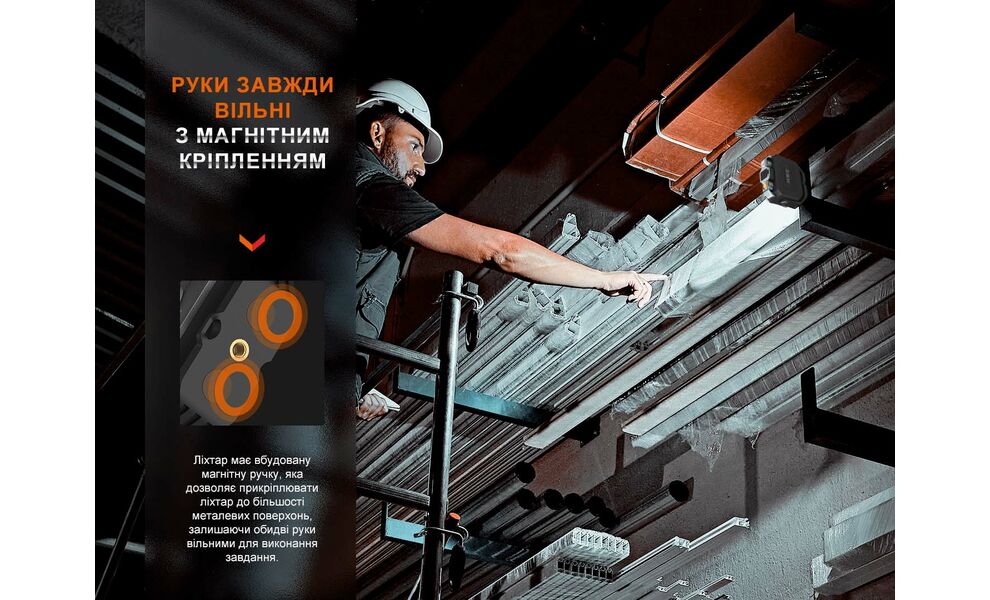 Кемпінговий ліхтар з функцією павербанк Fenix CL28R: червоне світло, USB Type-C, зображення 9