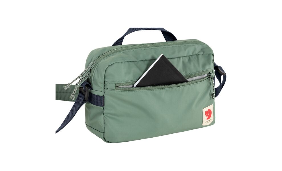 Сумка для документів Fjallraven High Coast Crossbody (614/Patina Green), 3 л, Об'єм: 3, Колір виробника: 614/Patina Green, зображення 4