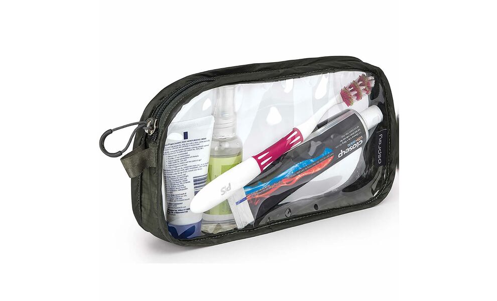 Прозора дорожня косметичка Osprey Ultralight Liquids Pouch, Колір: Shadow Grey, зображення 4