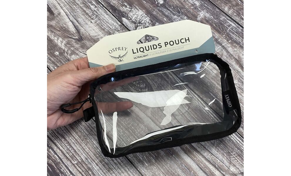 Прозора дорожня косметичка Osprey Ultralight Liquids Pouch, Колір: Shadow Grey, зображення 6