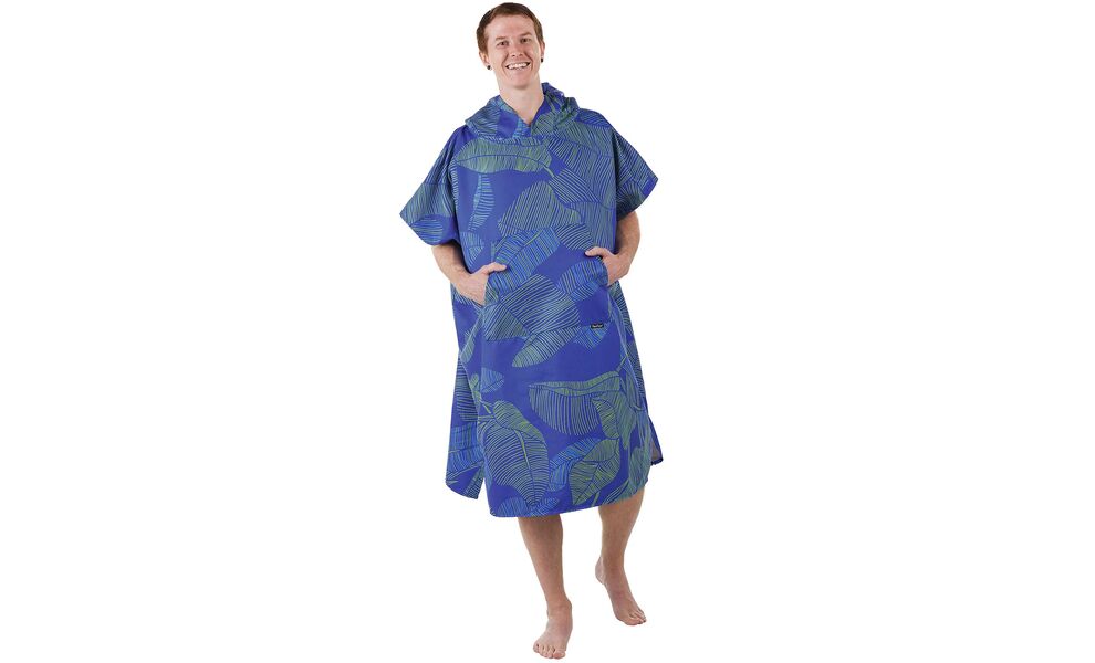 Швидкосохнучий рушник-пончо з мікрофібри PackTowl Poncho - L/XL (Botanical), 142x97 см, Тип розміру: L/XL, Колір: Botanical, зображення 2