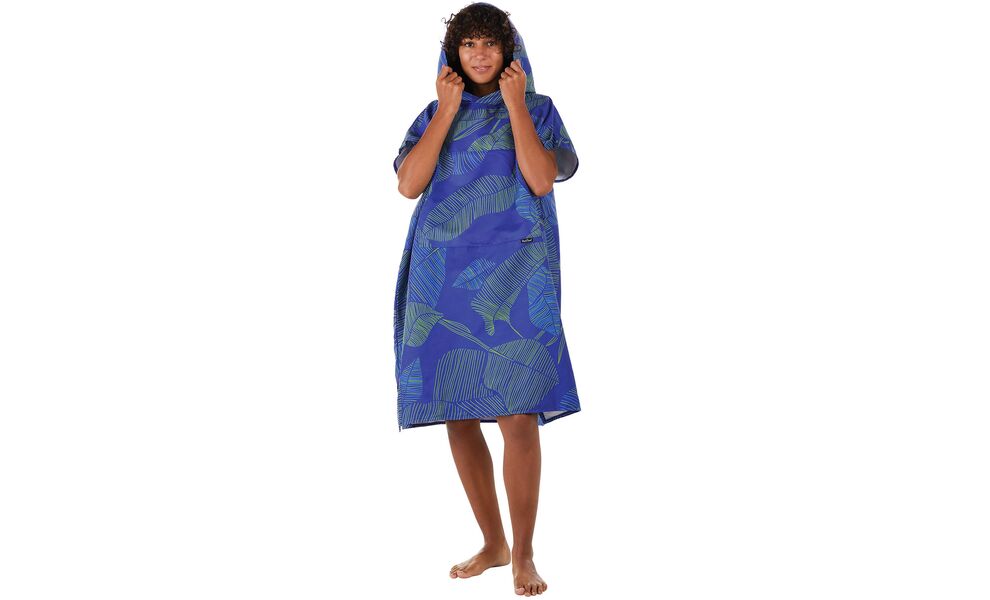 Швидкосохнучий рушник-пончо з мікрофібри PackTowl Poncho - L/XL (Botanical), 142x97 см, Тип розміру: L/XL, Колір: Botanical, зображення 3