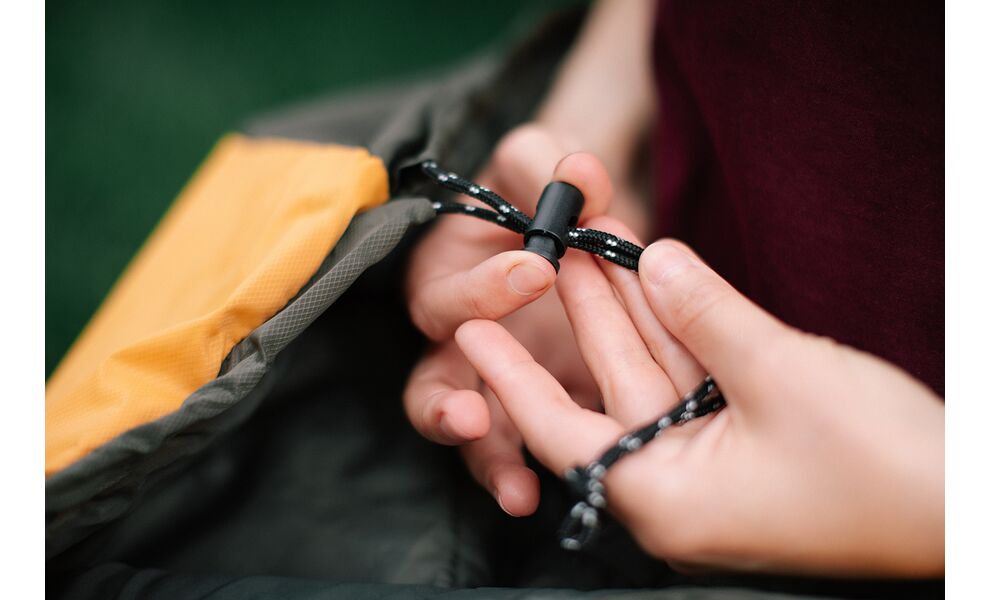 Літній кемпінговий спальник-ковдра Tramp Airy Light (Yellow) до 10°C, Максимальний зріст користувача: 185, Колір: Yellow/Grey, Сторона застібки: ліва, зображення 29