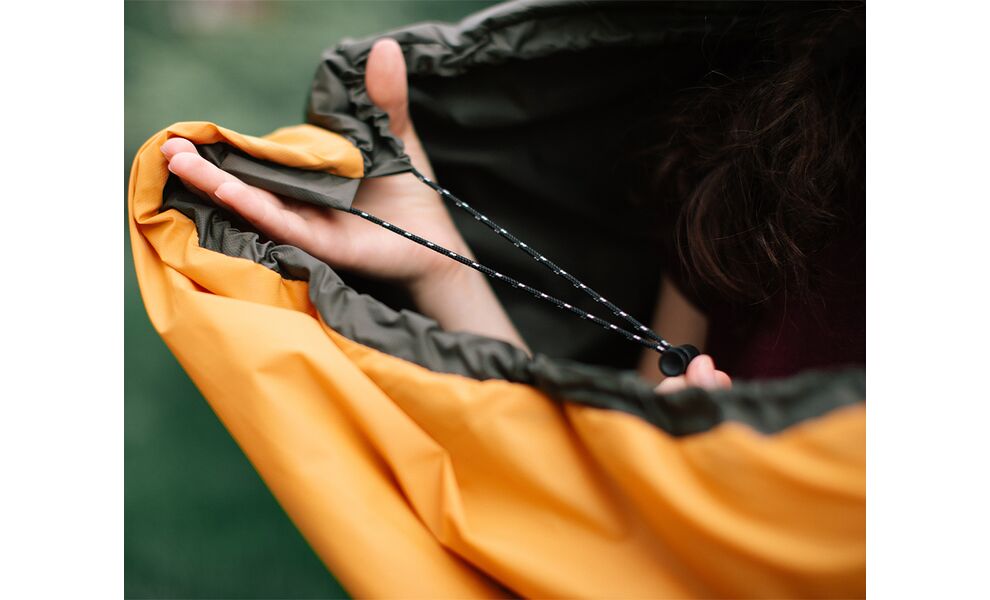 Літній кемпінговий спальник-ковдра Tramp Airy Light (Yellow) до 10°C, Максимальний зріст користувача: 185, Колір: Yellow/Grey, Сторона застібки: права, зображення 31