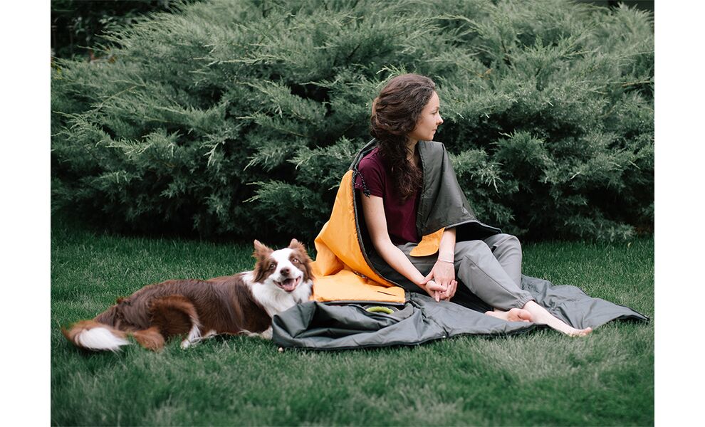 Літній кемпінговий спальник-ковдра Tramp Airy Light (Yellow) до 10°C, Максимальний зріст користувача: 185, Колір: Yellow/Grey, Сторона застібки: ліва, зображення 19