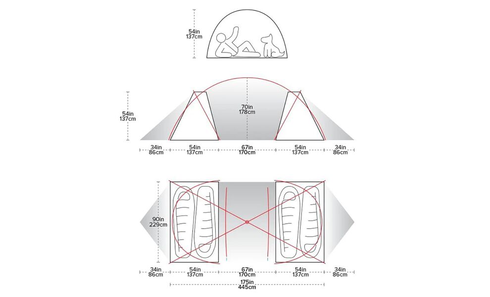Додаткова підлога Big Agnes  Footprint (Wyoming Trail 4), зображення 2