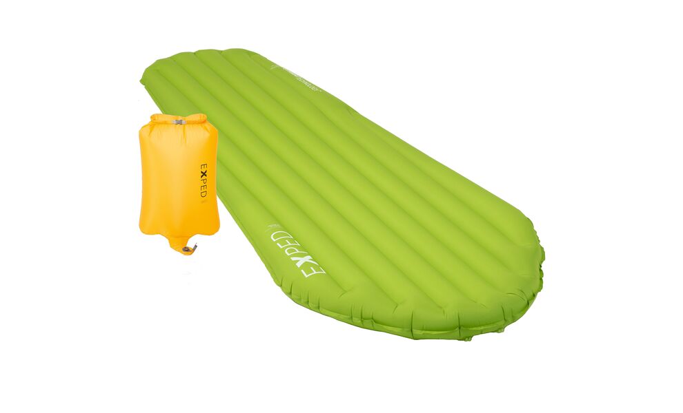 Надувний каремат Exped Ultra 5R - Mummy LW: з мішком-насосом, Товщина: 7, Тип розміру: Mummy LW, Колір виробника: Lichen, зображення 3