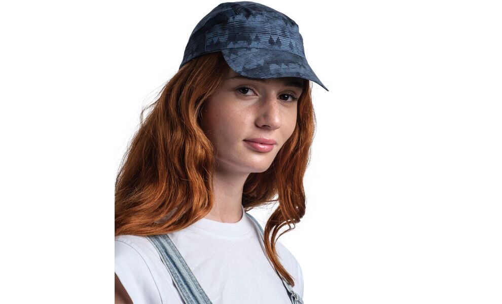 Кепка BUFF® Pack Trek (Tzom Stone Blue), Колір виробника: Tzom Stone Blue, зображення 7