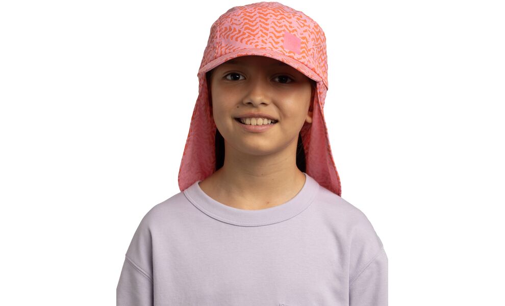 Кепка дитяча BUFF® Kids Sahara (Kumkara Fuchsia), Колір виробника: Kumkara Fuchsia, зображення 6