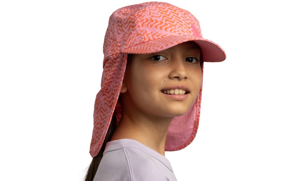 Кепка дитяча BUFF® Kids Sahara (Kumkara Fuchsia), Колір виробника: Kumkara Fuchsia, зображення 7