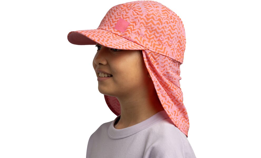 Кепка дитяча BUFF® Kids Sahara (Kumkara Fuchsia), Колір виробника: Kumkara Fuchsia, зображення 8