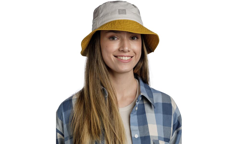 Панама BUFF® Sun Bucket (Hak Ocher), Колір виробника: Hak Ocher, Тип розміру: L/XL, зображення 7