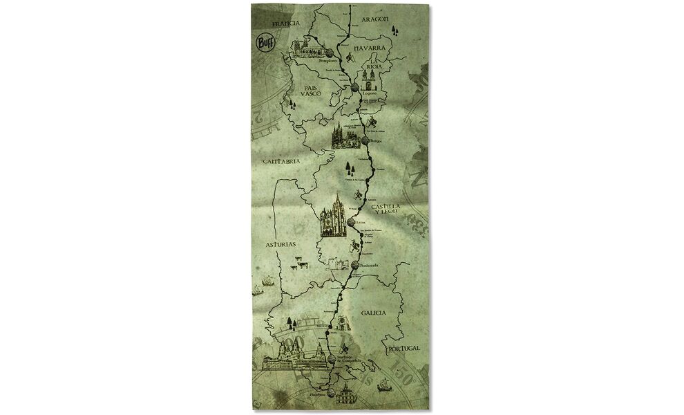 Літній шарф-труба BUFF® Coolnet UV+ Camino (Frances), Колір виробника: Frances, зображення 2