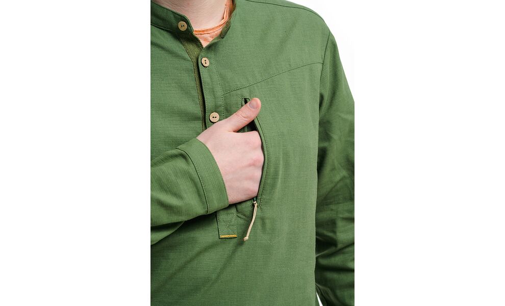 Сорочка чоловіча Turbat Madeira Hemp (Bronze Green), Колір виробника: Bronze Green, Розмір: XL, зображення 5