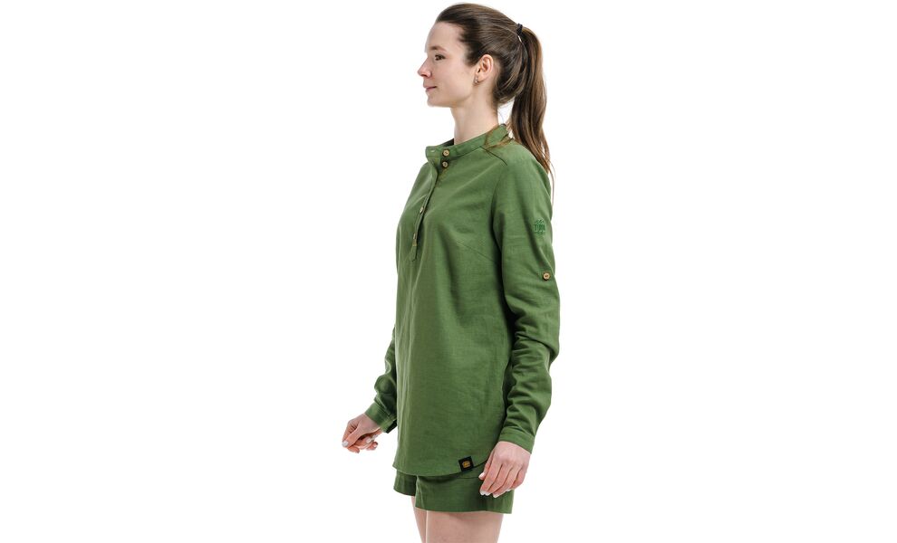 Сорочка жіноча Turbat Madeira Hemp (Bronze Green), Колір виробника: Bronze Green, Розмір: S, зображення 3