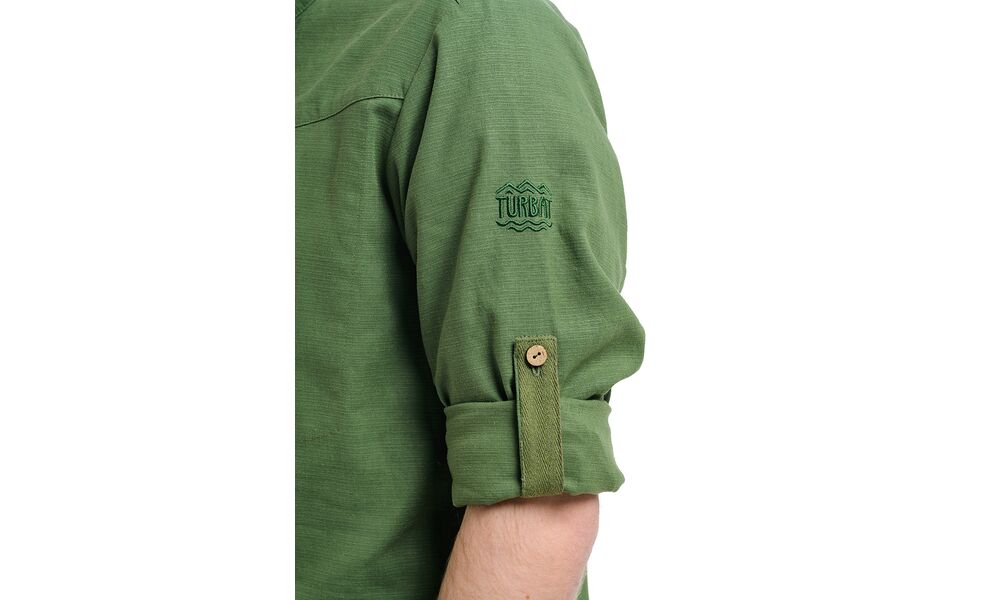 Сорочка чоловіча Turbat Madeira Hemp (Bronze Green), Колір виробника: Bronze Green, Розмір: XL, зображення 4