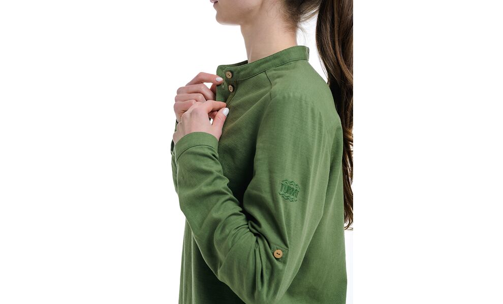 Сорочка жіноча Turbat Madeira Hemp (Bronze Green), Колір виробника: Bronze Green, Розмір: XS, зображення 5