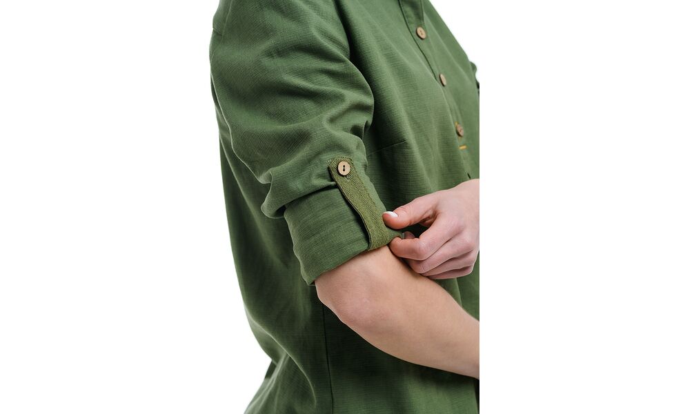 Сорочка жіноча Turbat Madeira Hemp (Bronze Green), Колір виробника: Bronze Green, Розмір: XS, зображення 7