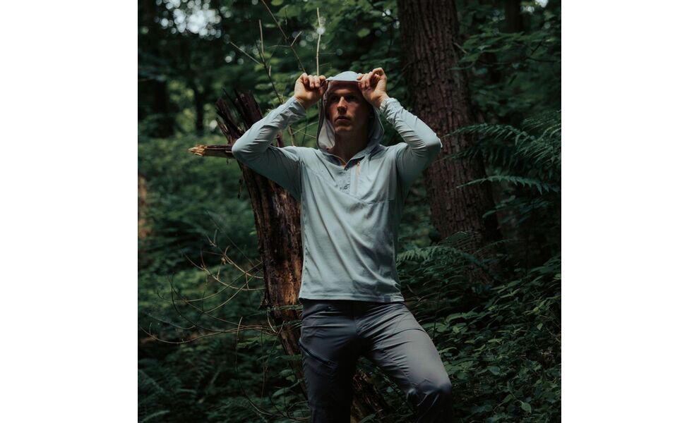 Сорочка чоловіча Turbat Maya Hood Trek (Glacier Grey), Колір виробника: Glacier Grey, Розмір: XXL, зображення 7