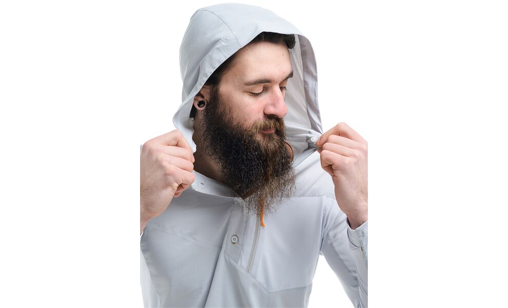 Сорочка чоловіча Turbat Maya Hood Trek (Glacier Grey), Колір виробника: Glacier Grey, Розмір: XXL, зображення 4