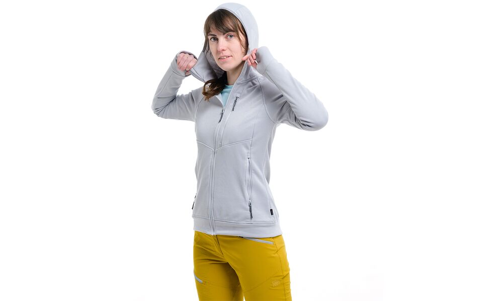 Толстовка жіноча Turbat Peak (Vapor Grey), Колір виробника: Vapor Grey, Розмір: XS, зображення 4
