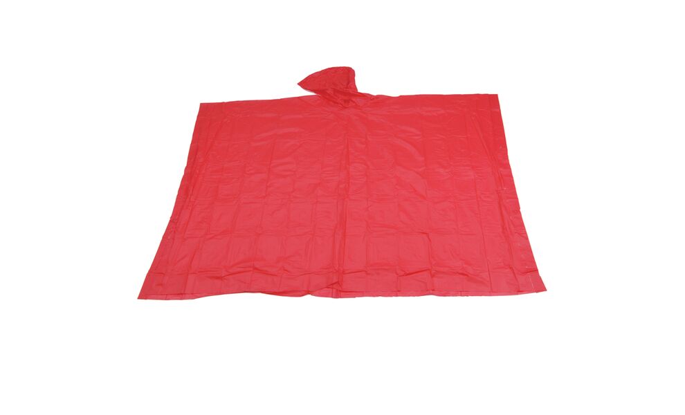 Дощовик-пончо AceCamp Vinyl Rain Poncho (Red), Колір: Red, зображення 4